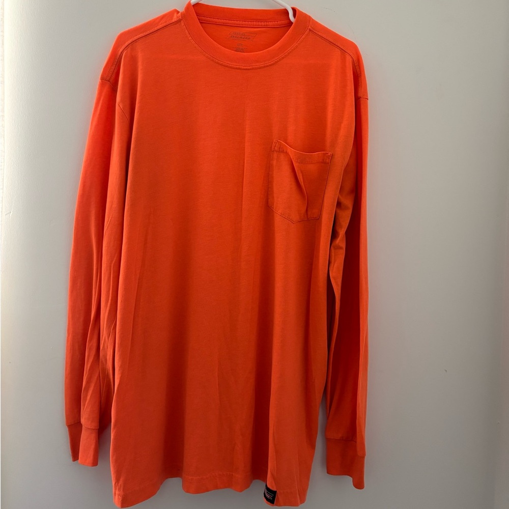 Dickies Men's Hi Vis Long Sleeve Shirt